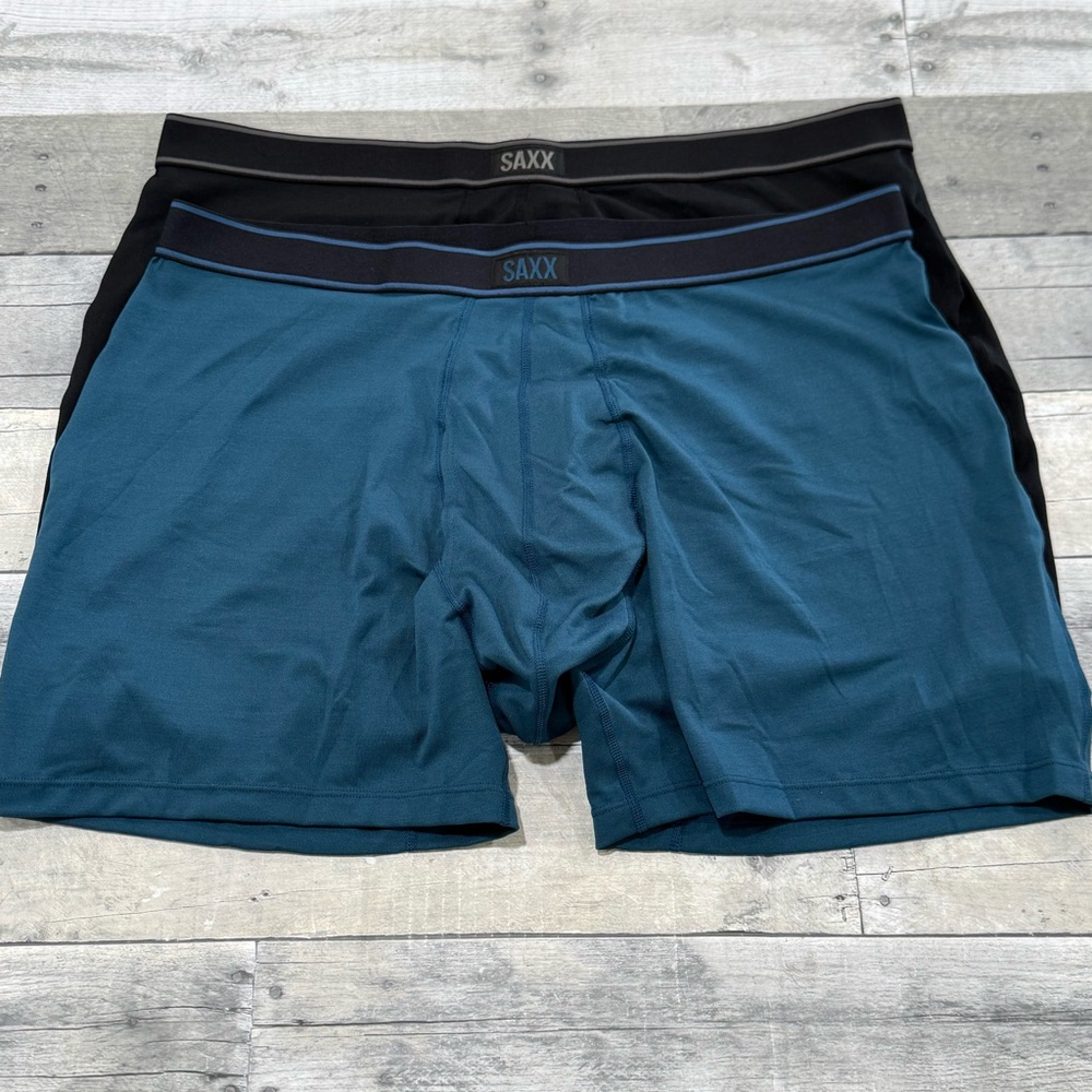 SAXX 2-PACK DAYTRIPPER BOXER BRIEF MEN'S UNDERWEAR ASSORTED COLORS - SZ -XXL